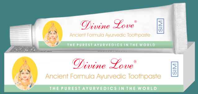 © SIM for Divine Love Ancient Formula Ayurvedic Toothpaste